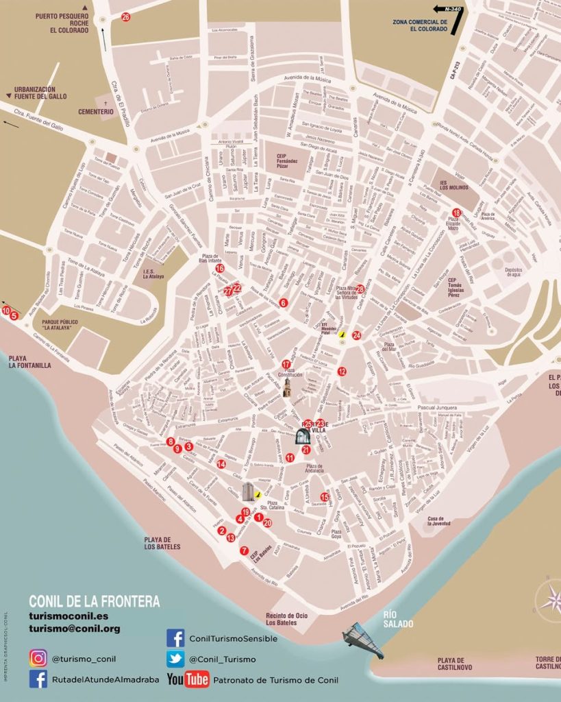 mapa rua de atun 2025